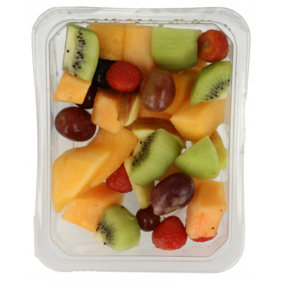 Verse fruitsalade aardbei kiwi