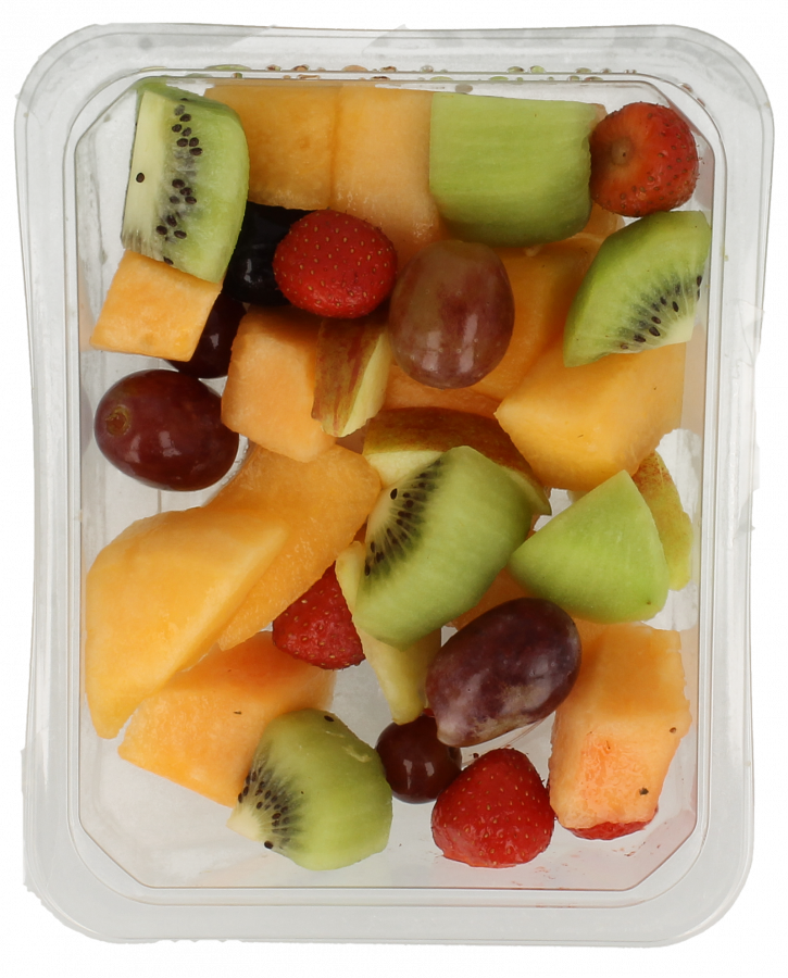 Verse fruitsalade aardbei kiwi