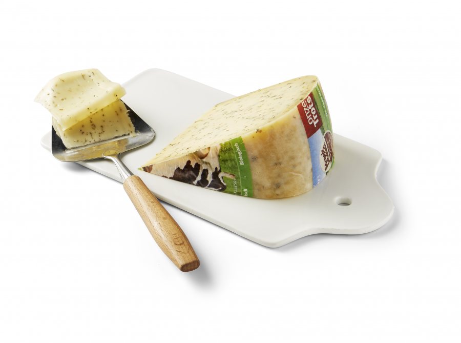 Onze Trots Bio streekkaas knoflook basilicum 50+