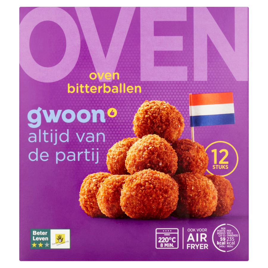Huismerk Oven bitterbal 12 stuks