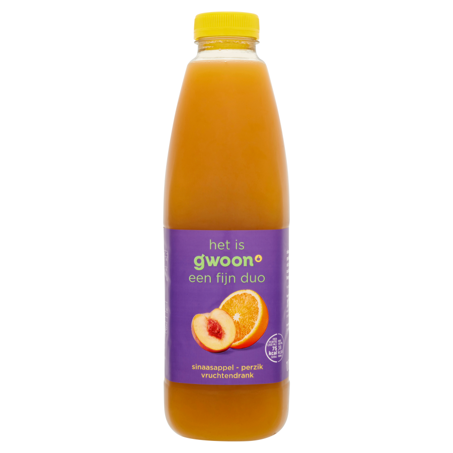 Huismerk Duodrank sinaasappel-perzik