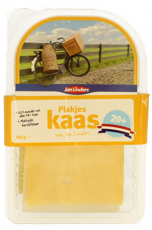 Jan Linders Kaas mager 20+ plakken