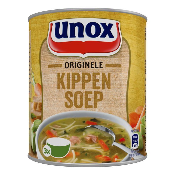 Unox Soep in blik stevige kippensoep