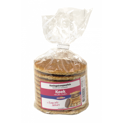Jan Linders Honingstroopwafels roomboter 10 stuks