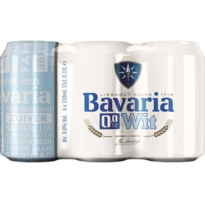 Bavaria 0,0% wit 6 x 30cl