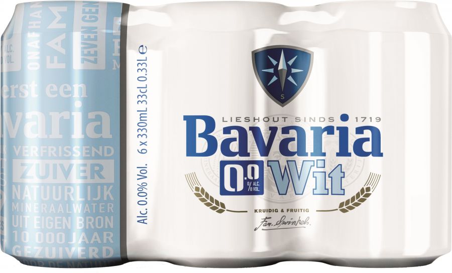 Bavaria 0,0% wit 6 x 30cl