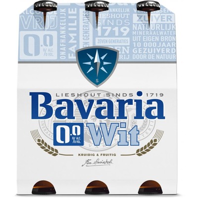 Bavaria 0,0% wit 6 x 30cl