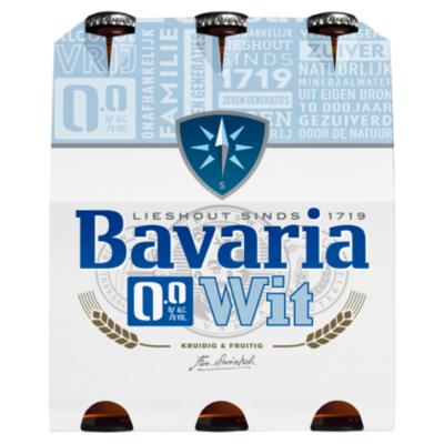 Bavaria 0.0% Alcoholvrij Wit Bier