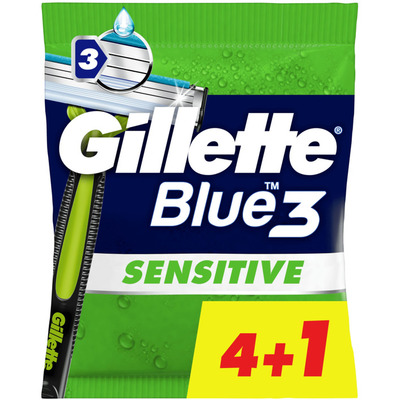 Gillette Wegwerpscheermesjes blue III sensitive,