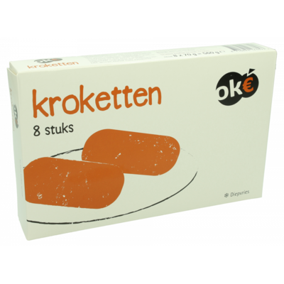 Budget Huismerk Kroketten 8x 70 gram