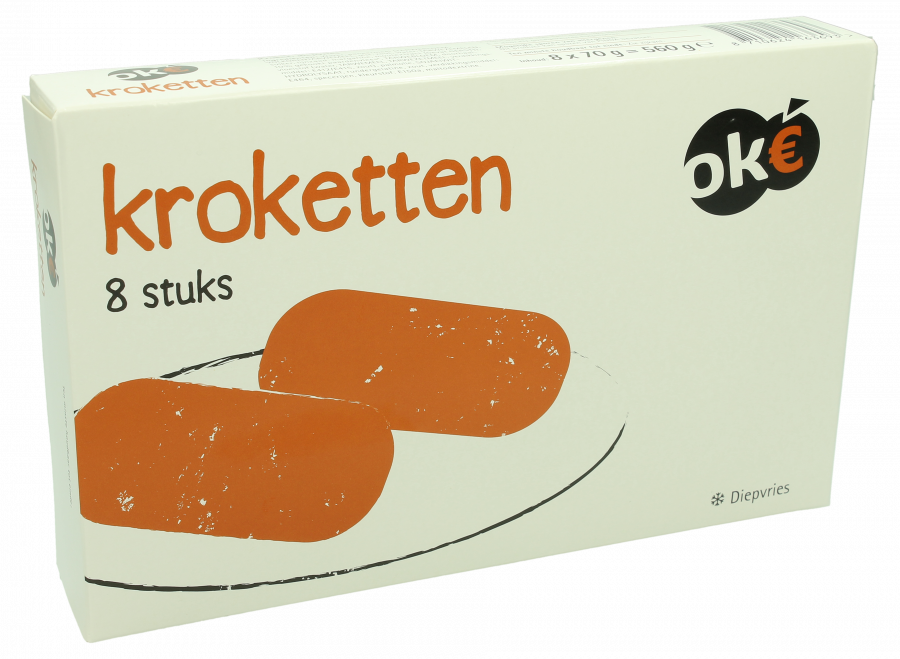 Budget Huismerk Kroketten 8x 70 gram