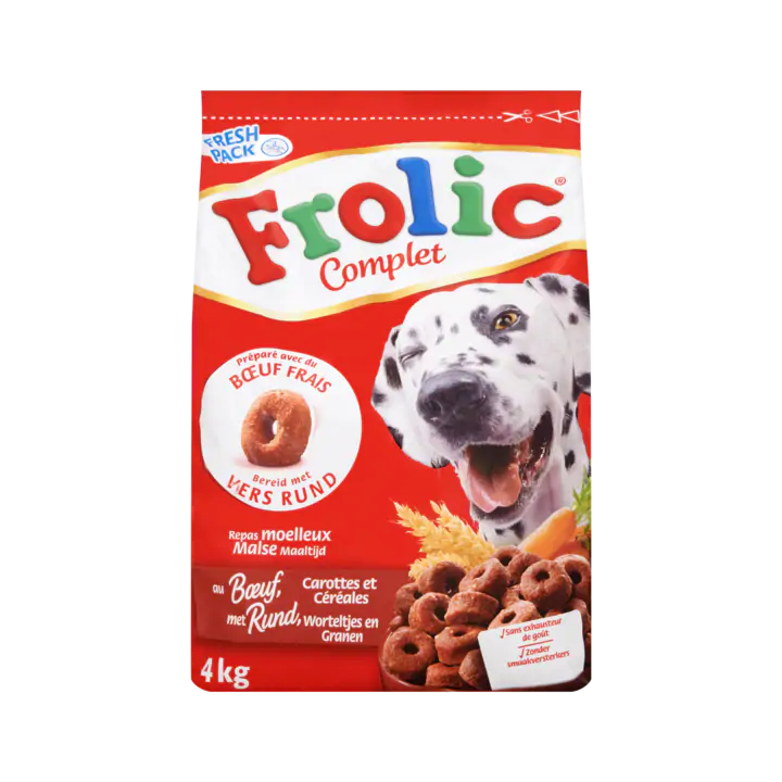 Frolic Hondenvoer Droog Rund, Worteltjes & Granen