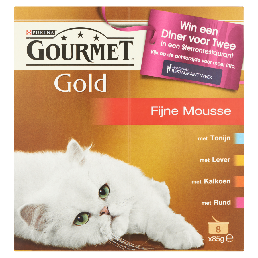 Gourmet Gold mousse rood 8x 85 gram