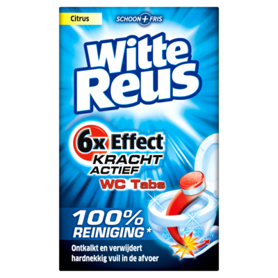 Witte Reus Cleaner wc tabs 8 stuks