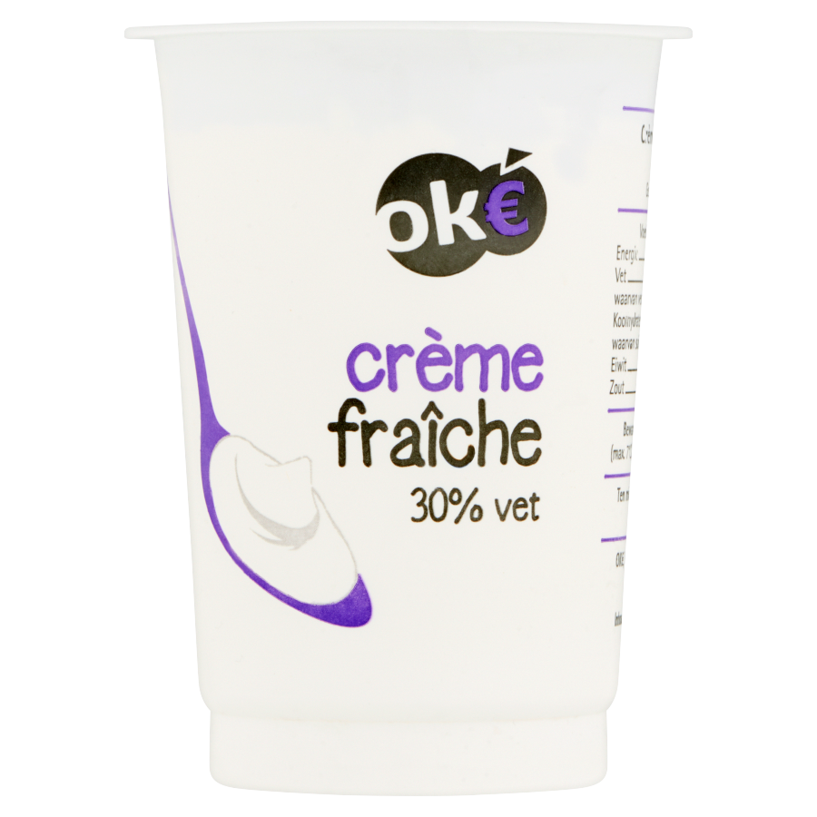 Budget Huismerk Crème fraîche 30%