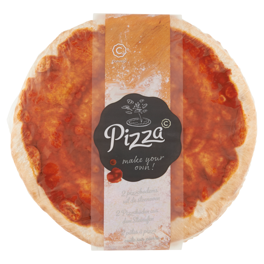 Conveni Pizza bodem ongetopt 2 stuks