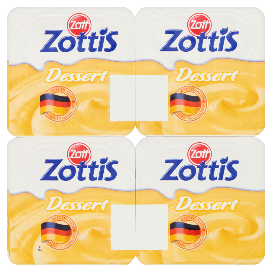 Zottis Vanillepudding 4-pack