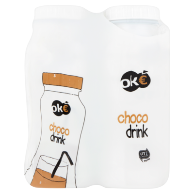 Budget Huismerk Chocolademelk halfvol 4-pack