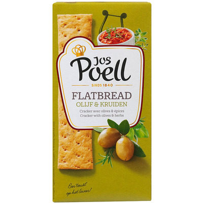 Jos Poell Flat bread Griekse olijf & feta