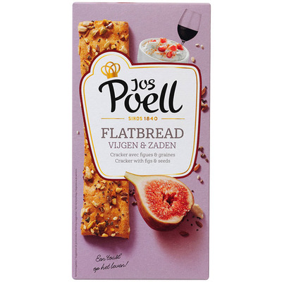 Jos Poell Flat bread vijgen & zaden