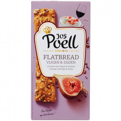 Jos Poell Flat bread vijgen & zaden