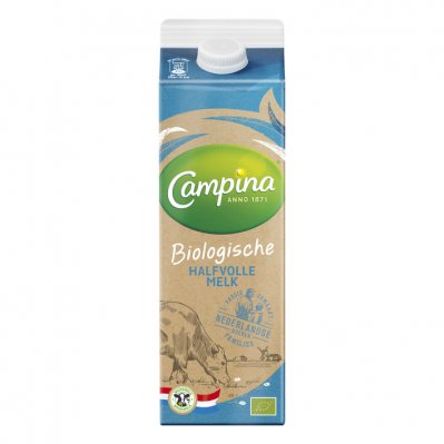Campina Biologisch halfvolle melk