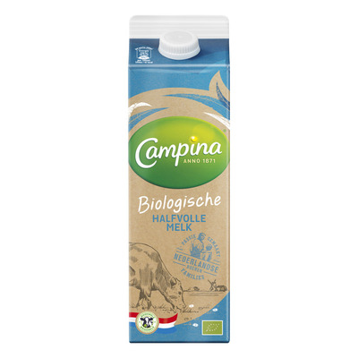 Campina Biologisch halfvolle melk