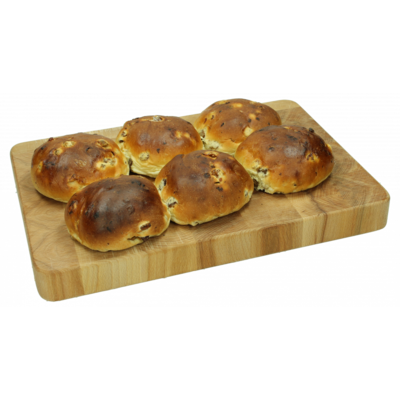 Korengoud Rozijnenbollen circa 80 gram