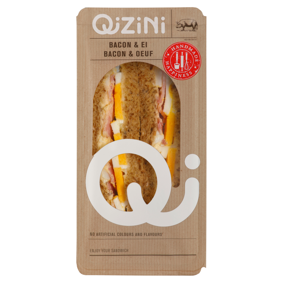 Qizini Sandwich bacon-ei