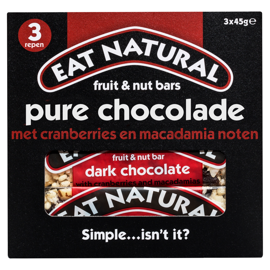 Eat Natural Pure choco cranberry macadamia