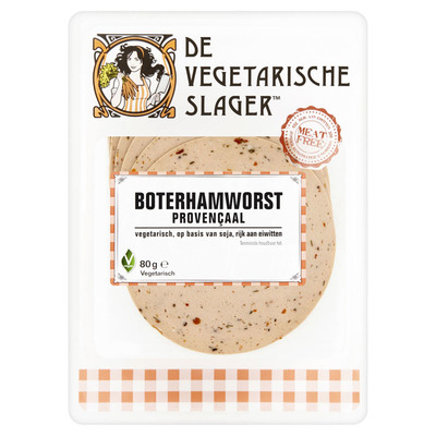 Vegetarische Slager Boterhamworst Provençaal