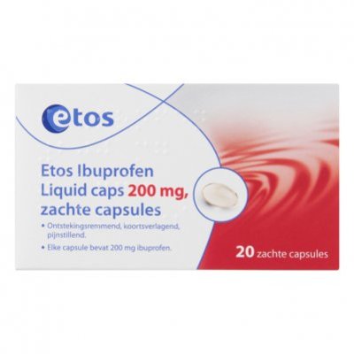 Huismerk Ibuprofen liquid caps 200mg