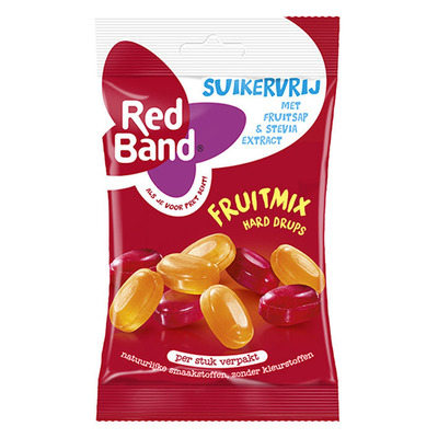 Red Band Suikervrij hard drups
