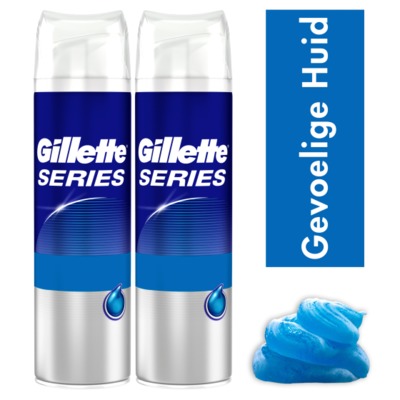 Gillette scheergel gevoelige huid 2-Pack