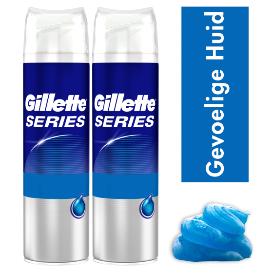 Gillette scheergel gevoelige huid 2-Pack