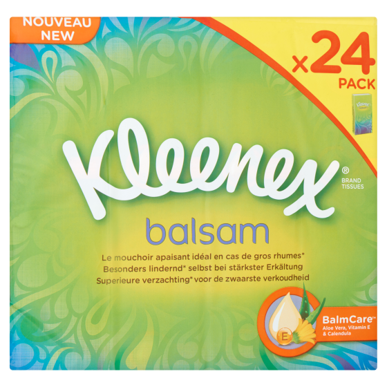Kleenex balsam zakdoekjes 24-pack