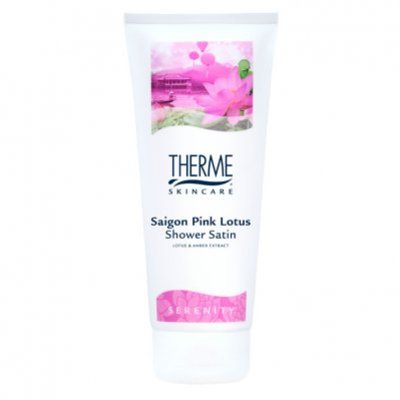 Therme Saigon pink lotus shower satin