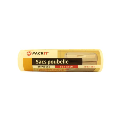 Packit huisvuilzakken 60 liter