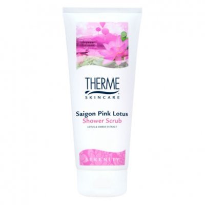 Therme Saigon pink lotus shower scrub
