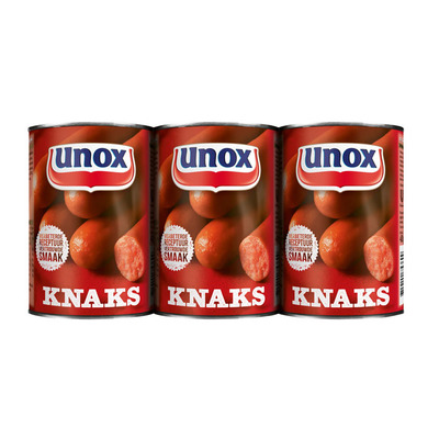 Unox Worst knaks 3 pak