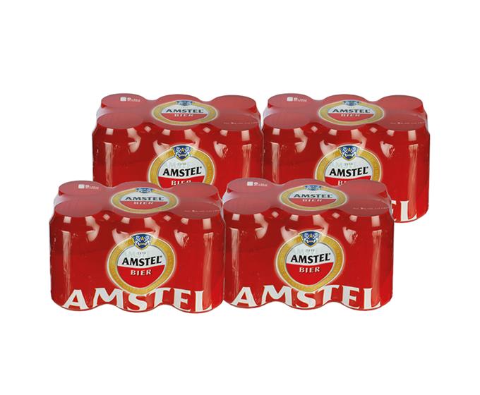 Amstel blik 33 cl. 4 x 6-pack