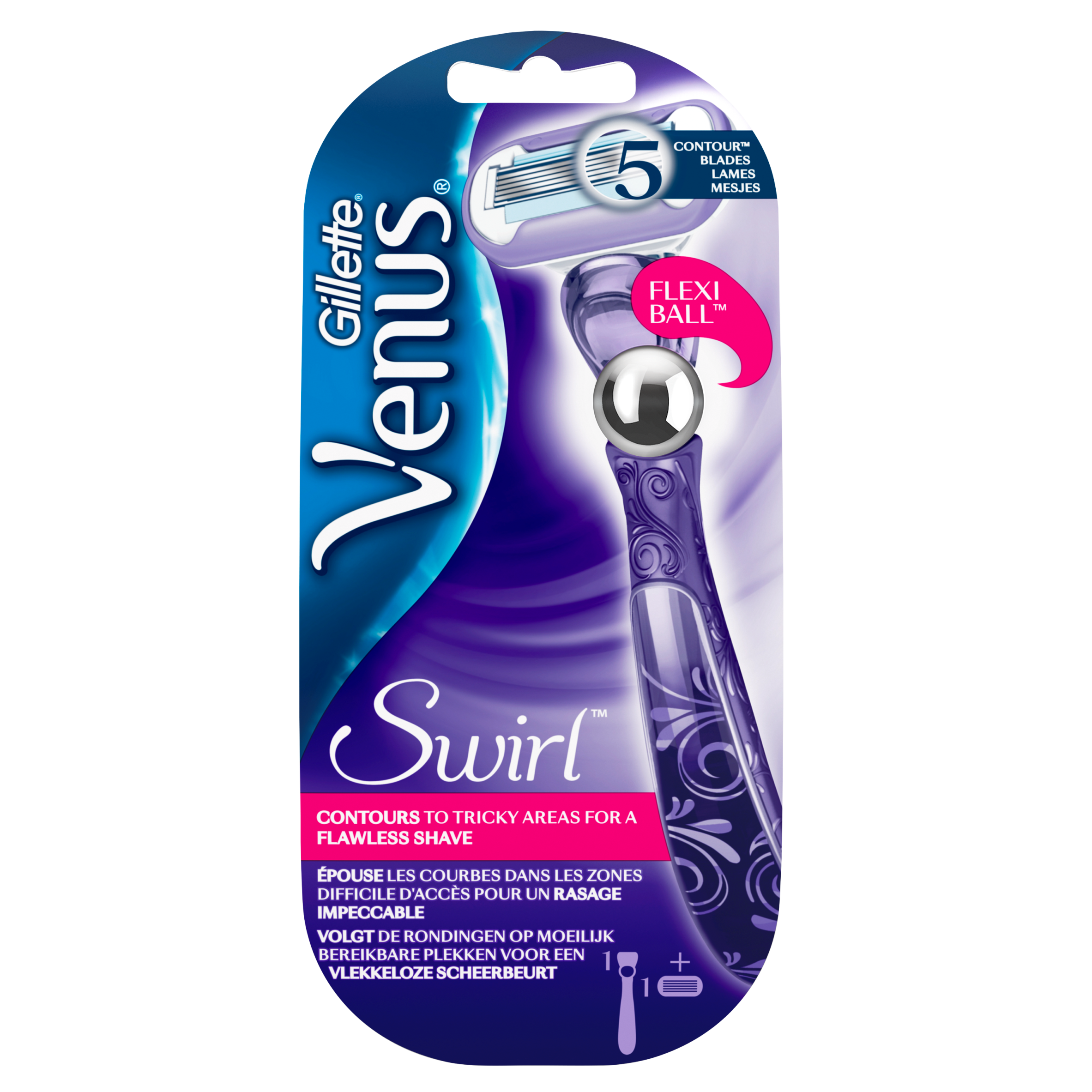 Gillette Venus Swirl Scheermes met Flexiball Technologie