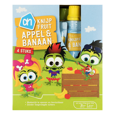 Huismerk Knijpzakje appel-banaan