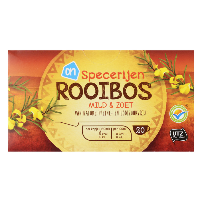 Huismerk Thee specerijen-rooibos mild & zoet