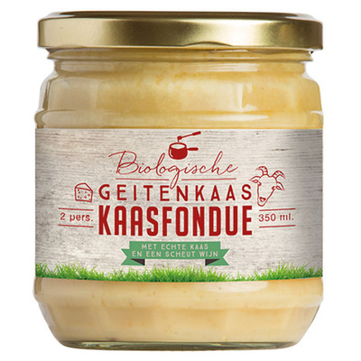 Kaas in 't Bakkie Geitenkaasfondue