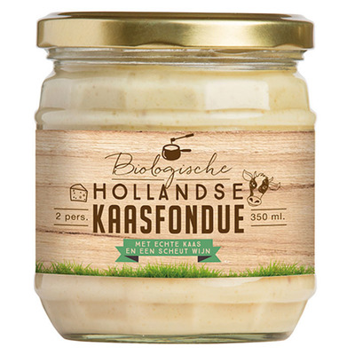 Kaas in 't Bakkie Hollandse kaasfondue