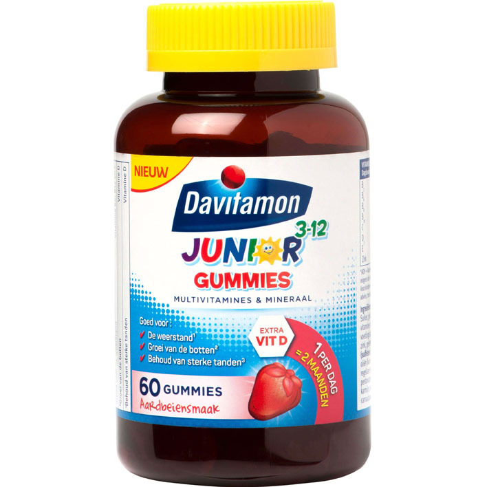 Davitamon Junior gummies multivitaminen 3-12 jaar