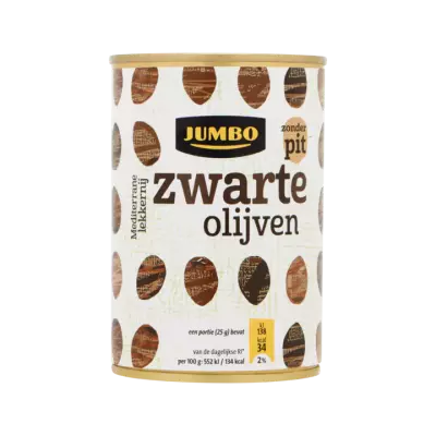 Huismerk Zwarte Olijven Zonder Pit