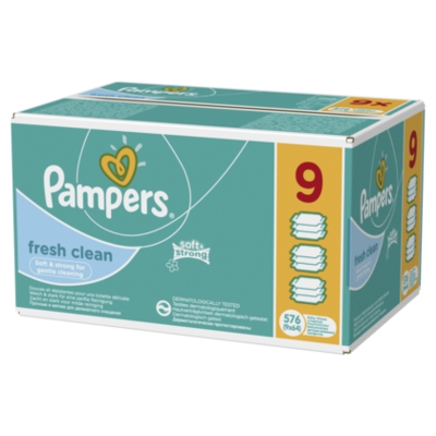 Pampers Wipes fresh clean 9 count