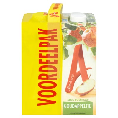 Appelsientje Goudappeltje 4 x 1 liter